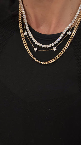 Silver Fiori Necklace