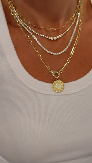 Zodiac Tennis Necklace Stack
