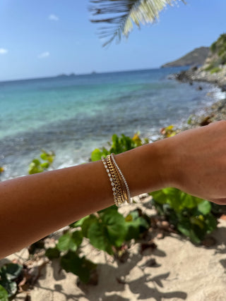 2mm Gold Tennis Bracelet