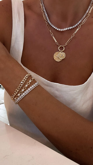 4mm Gold Tennis Bracelet
