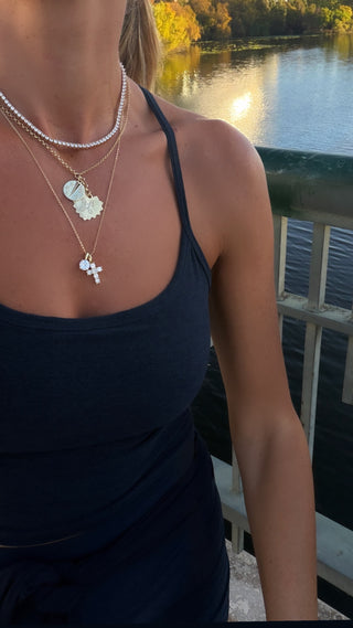 Isabella Cross Necklace