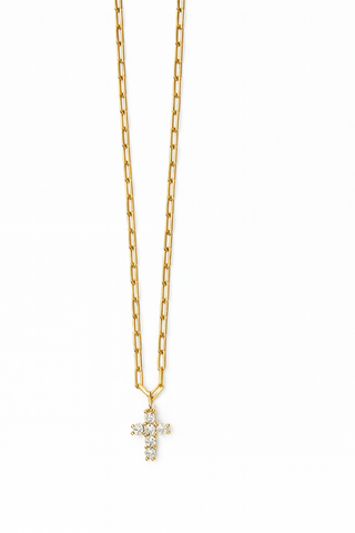 Isabella Cross Link Necklace
