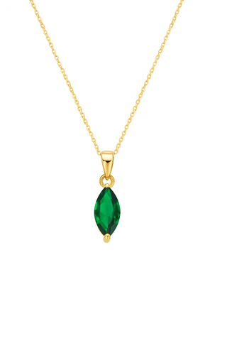 Emerald Marquise Necklace