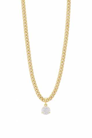 Diamond Curb Necklace