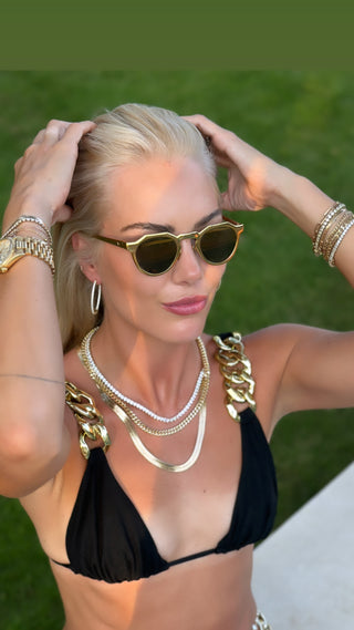 Silver Serafina Tennis Necklace