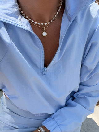 Gold Nicola Tennis Necklace