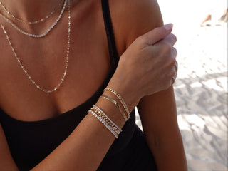 2mm Gold Tennis Bracelet