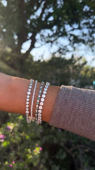 5mm Silver Tennis Bracelet