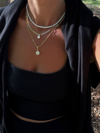 Diamond Curb Necklace
