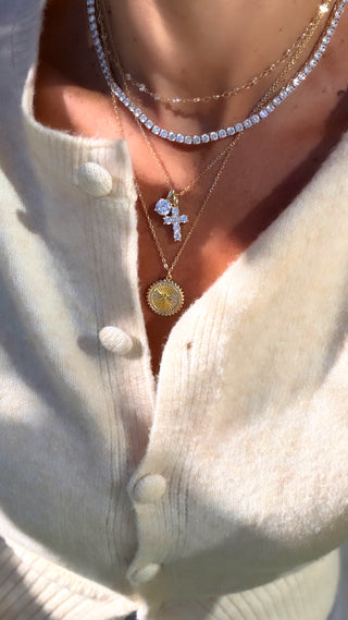 Isabella Cross Necklace