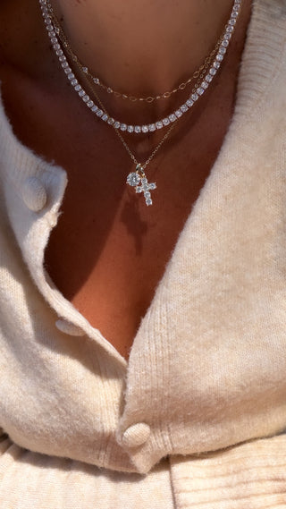 Isabella Cross Necklace