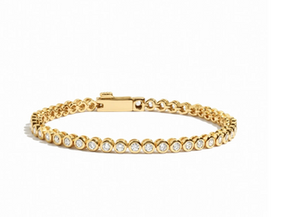 Bezel Tennis Bracelet