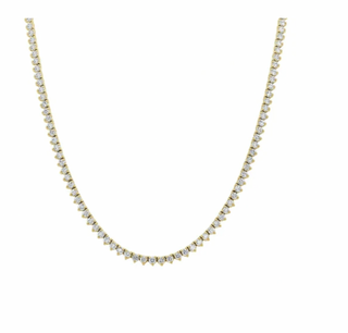 Mini Serafina Gold Tennis Necklace