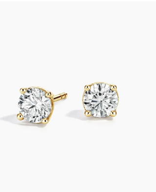 Gold Diamond Studs