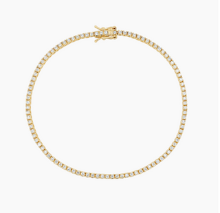 2mm Gold Tennis Bracelet
