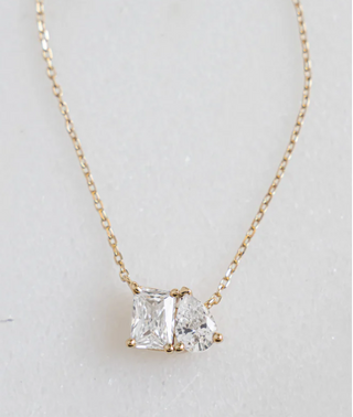 Gold Toi et Moi Necklace