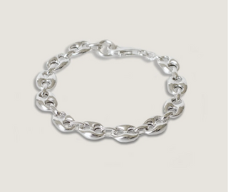 Silver Puffy Mariner Bracelet