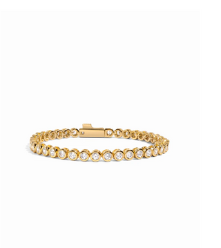 3mm Gold Bezel Tennis Bracelet