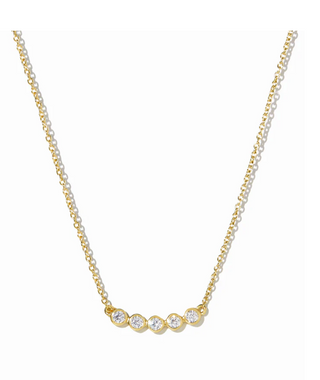 Bezel Bar Necklace