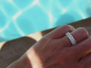 Gold Double Row Ring