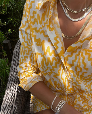 Gold Serafina Tennis Necklace