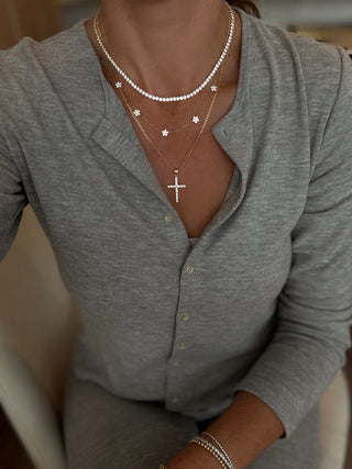 Silver Fiori Necklace